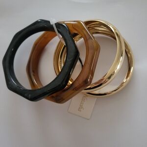 Natasha Natural Horn Bracelet Set by the brand Natasha
